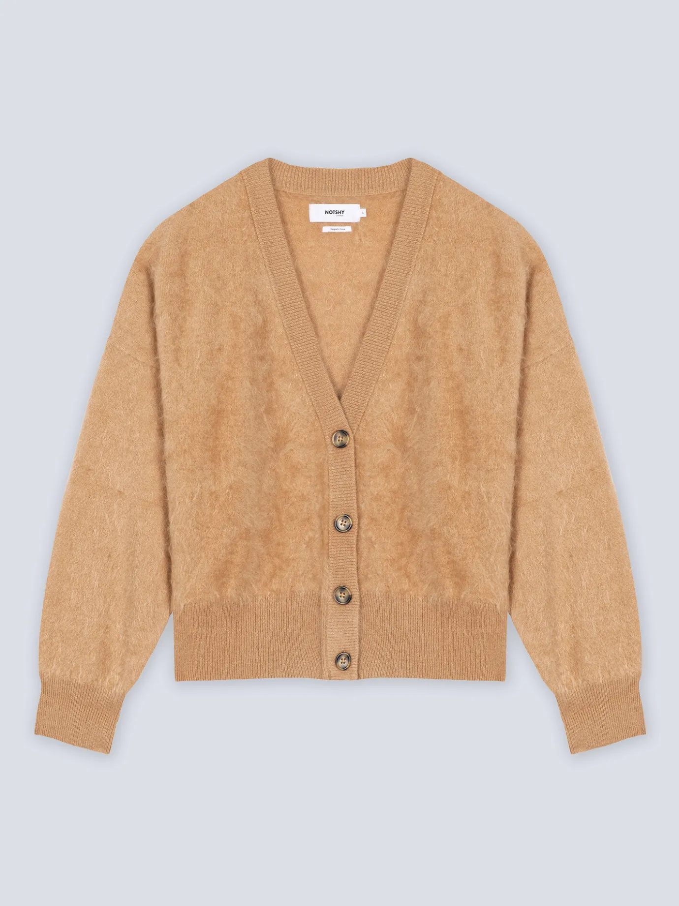 cardigan_cachemire_bross_hazal_7.webp Discount Cardigan cachemire brossé Hazal Gilets & Cardigans | Le Cachemire·Gilets & Cardigans