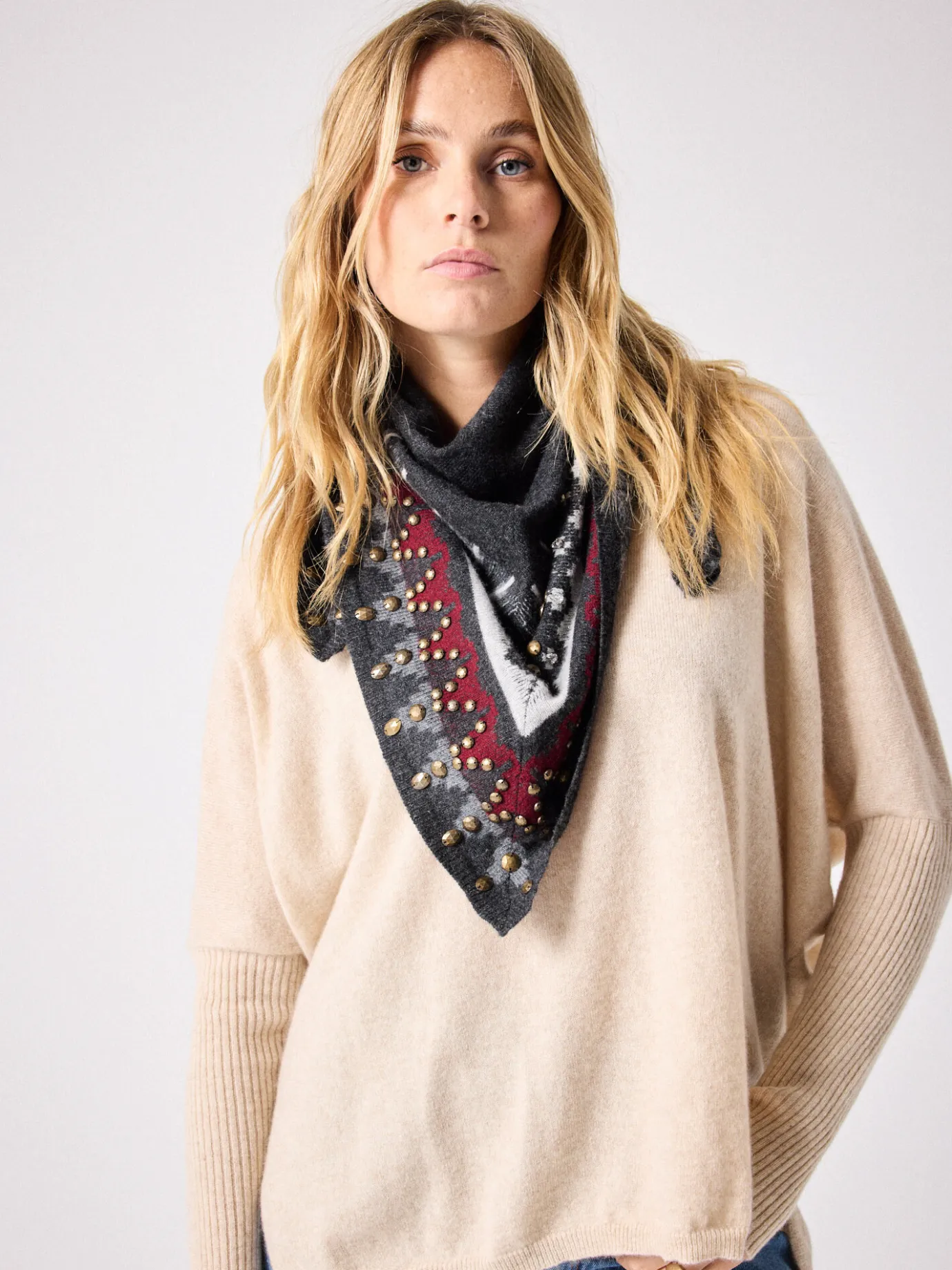 charpe_laine_cachemire_bunia_2.webp Cheap Écharpe laine cachemire Bunia Accessoires