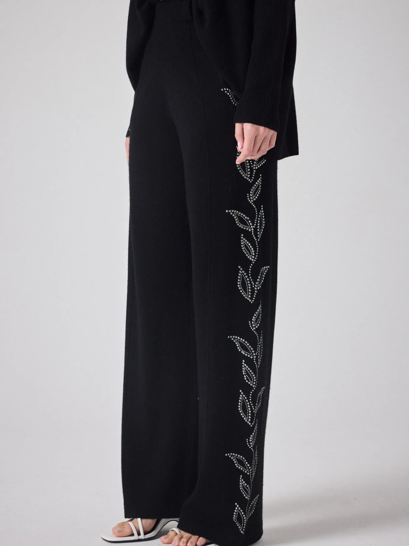 Sale Pantalon cachemire laine Helene Pantalons & Shorts