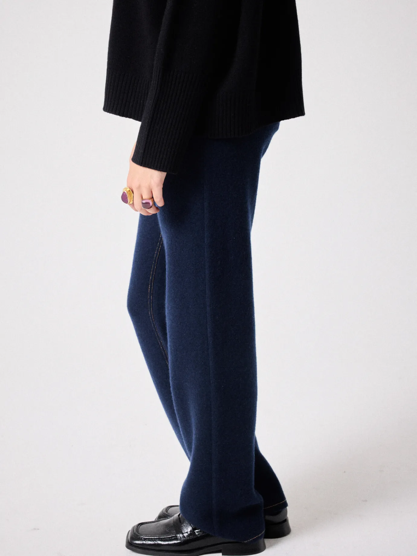 pantalon_cachemire_rose_4.webp Shop Pantalon cachemire Rose Pantalons & Shorts | Le Cachemire·Pantalons & Shorts