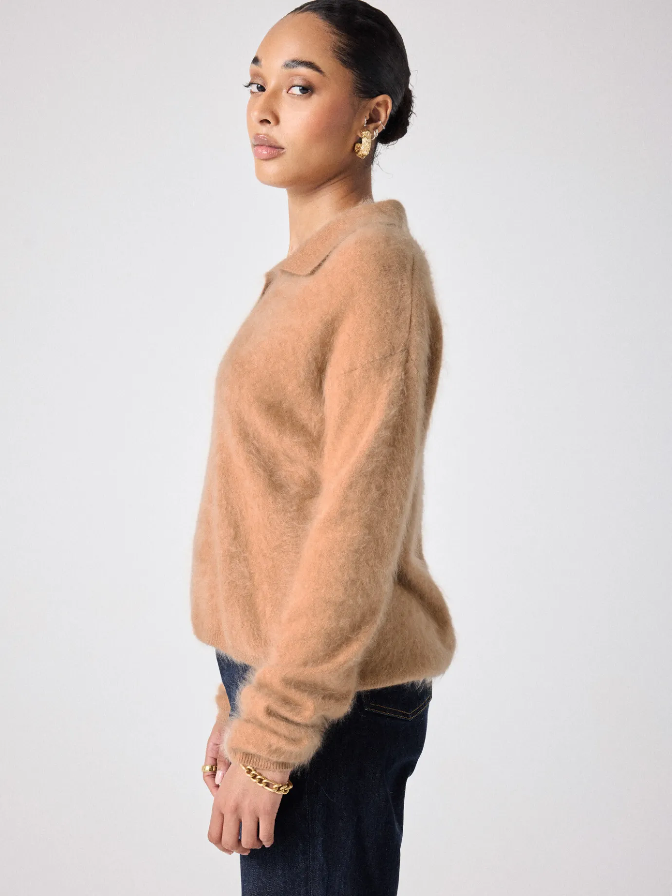 pull_cachemire_bross_roxane_2.webp Clearance Pull cachemire brossé Roxane Pulls & Ponchos | Le Cachemire