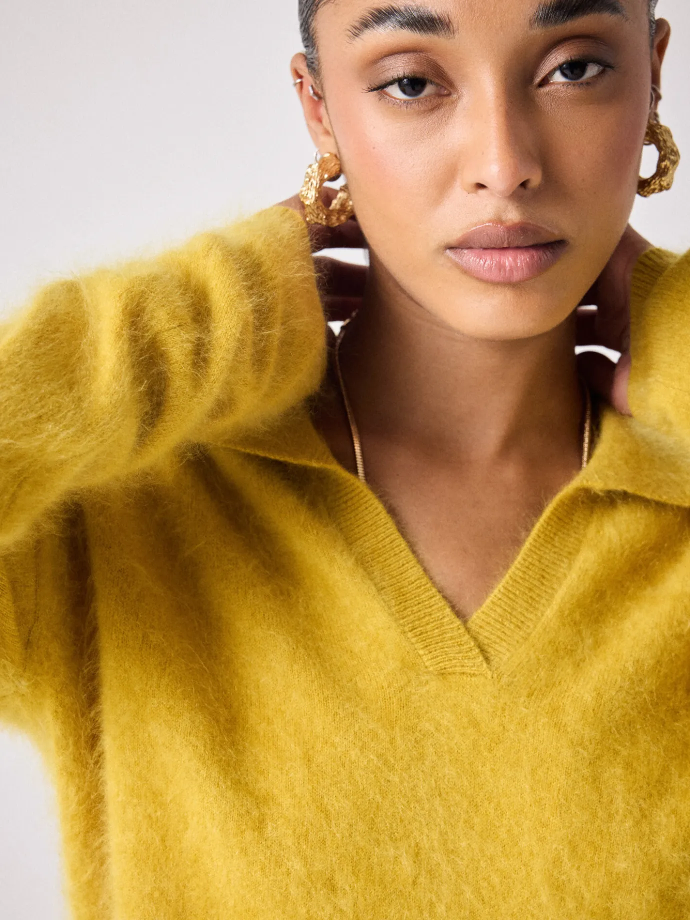 pull_cachemire_bross_roxane_4-2.webp Clearance Pull cachemire brossé Roxane Pulls & Ponchos | Le Cachemire