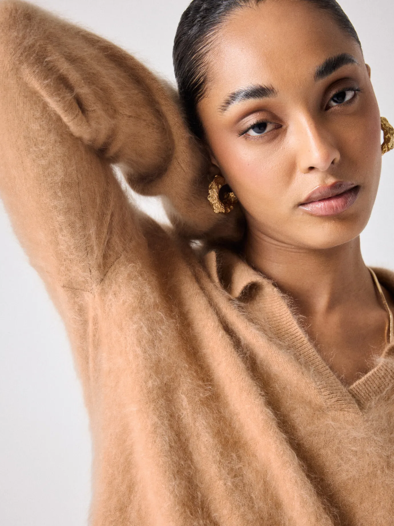 pull_cachemire_bross_roxane_4.webp Clearance Pull cachemire brossé Roxane Pulls & Ponchos | Le Cachemire