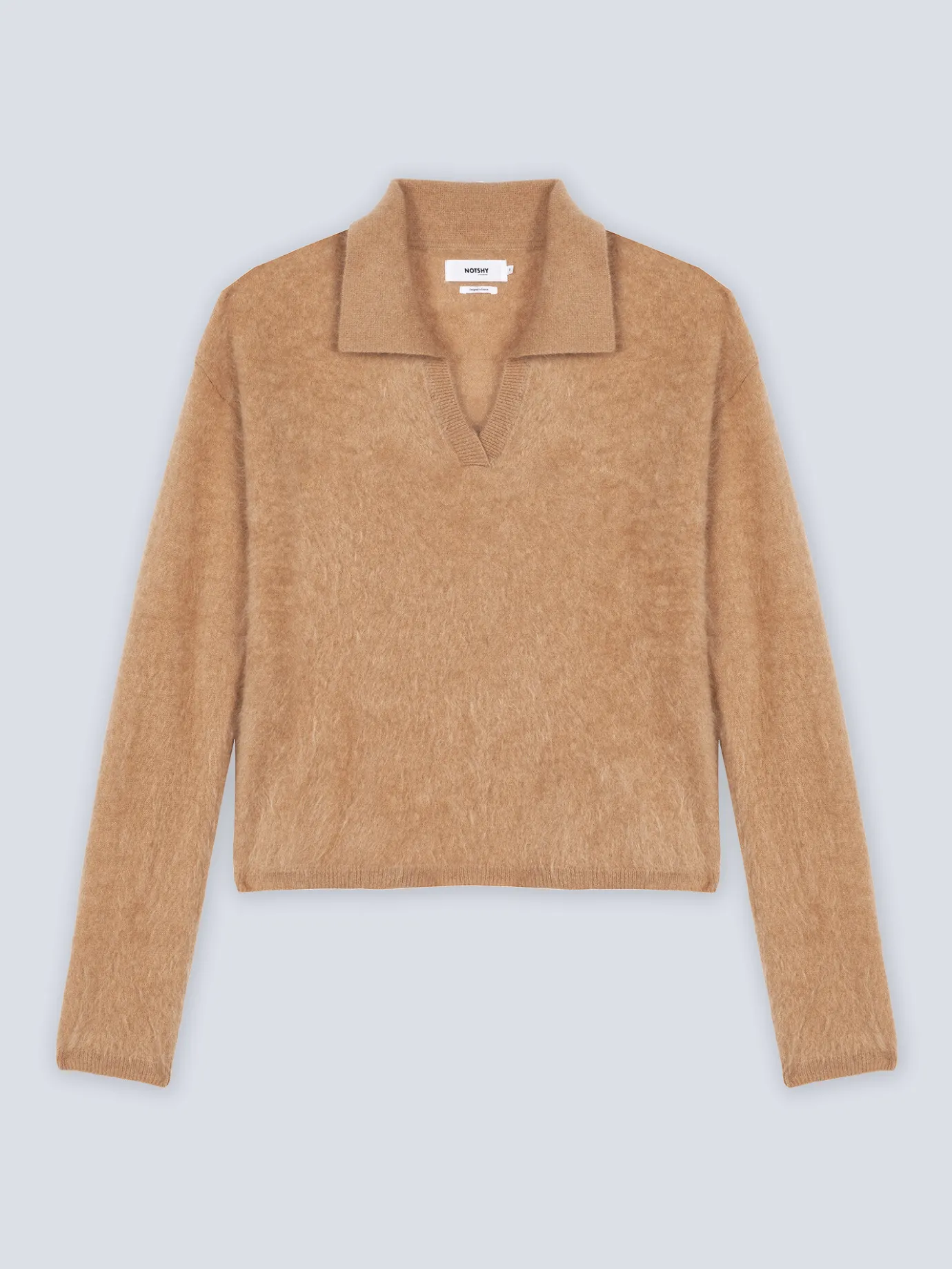 pull_cachemire_bross_roxane_7.webp Clearance Pull cachemire brossé Roxane Pulls & Ponchos | Le Cachemire